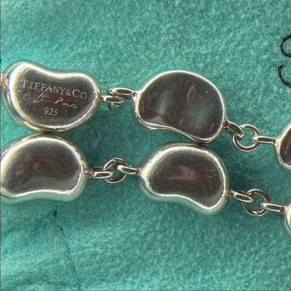 Vintage Tiffany Elsa Peretti sterling silver bean bracelet - Picture 2 of 4